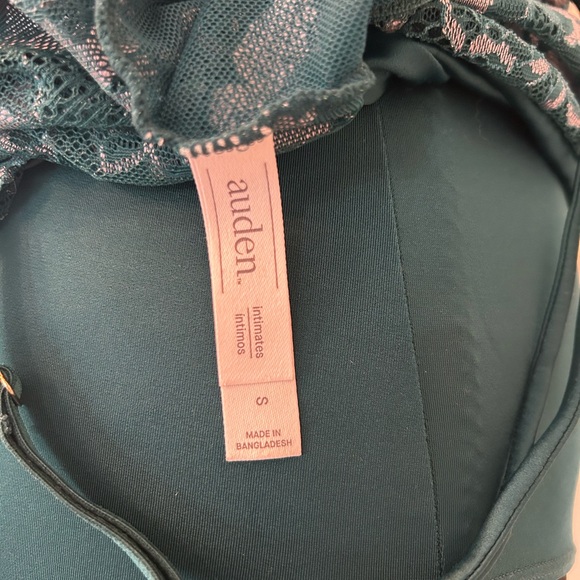 Auden Teal Lace-Trimmed Camisole Bodysuit - Picture 4 of 4